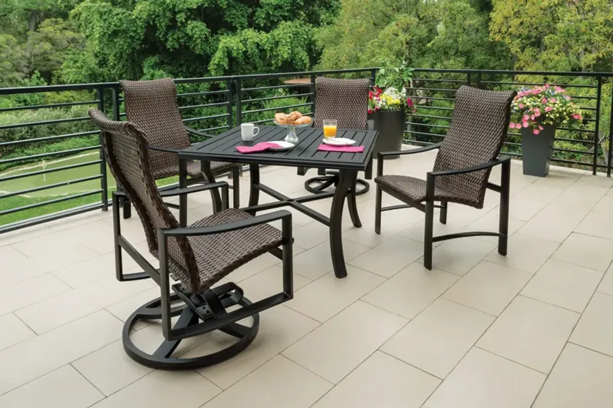 Kenzo Woven 5 Piece Patio Dining Set