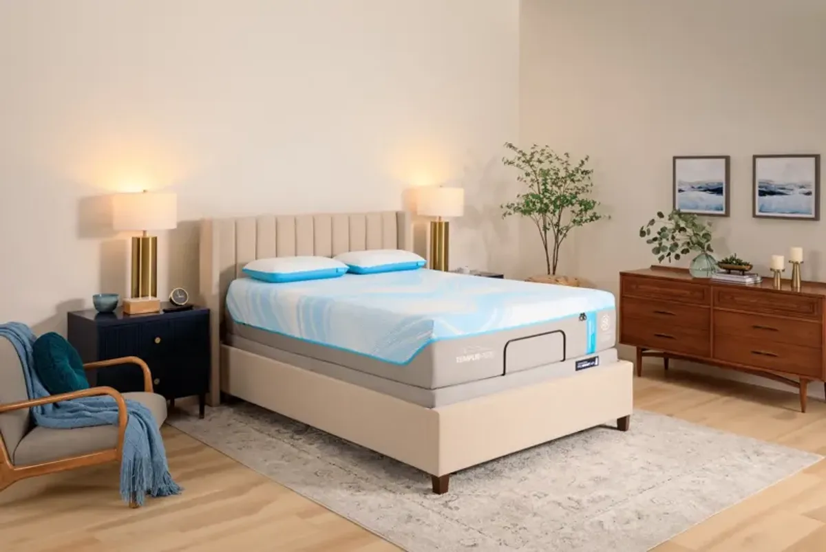 TEMPUR-ActiveBreeze Queen Mattress With Power Base