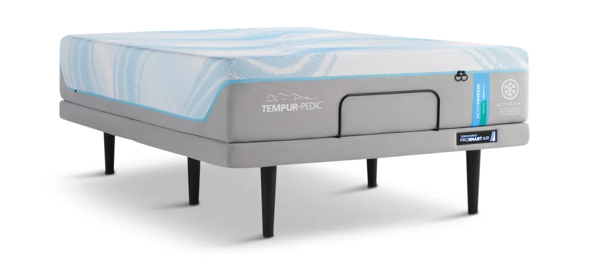 Active Breeze Mattress And Power Base Set - Queen