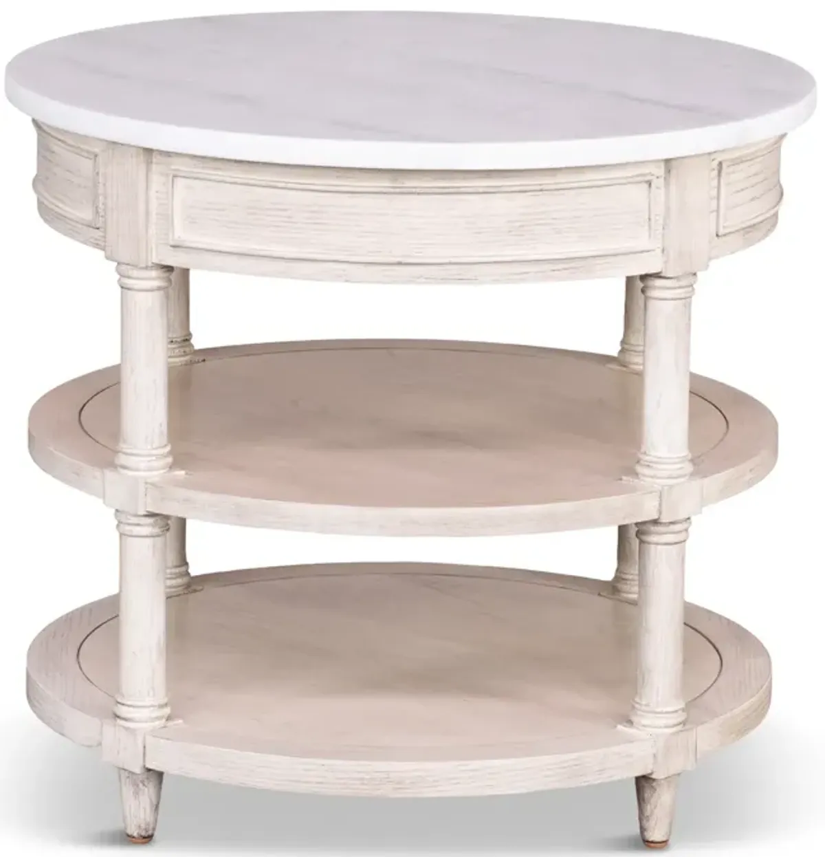 Fox Hallow Round Lamp Table