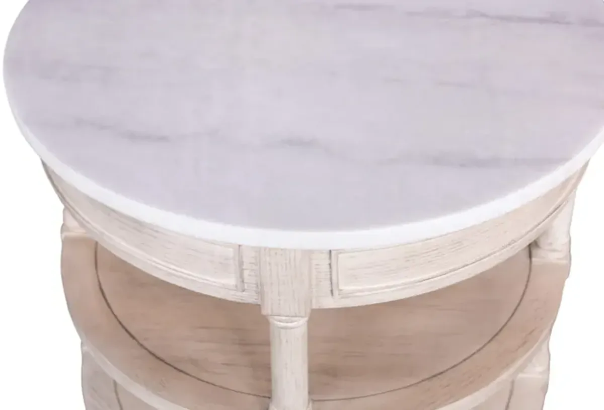 Fox Hallow Round Lamp Table