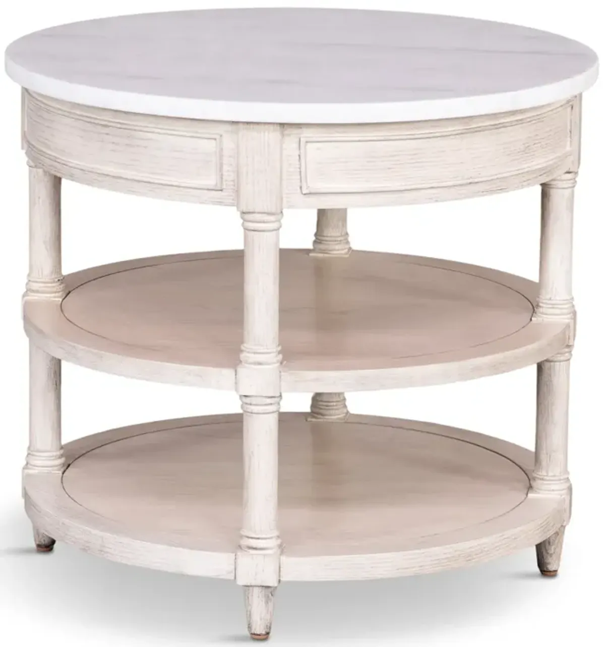 Fox Hallow Round Lamp Table