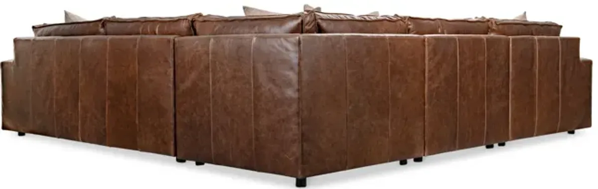 Nest Leather 4 Piece Sectional