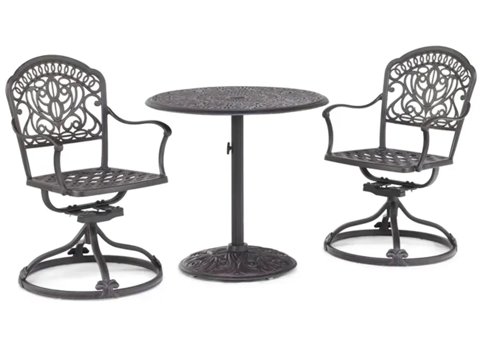 Tuscany 3 Piece Swivel Bistro Set