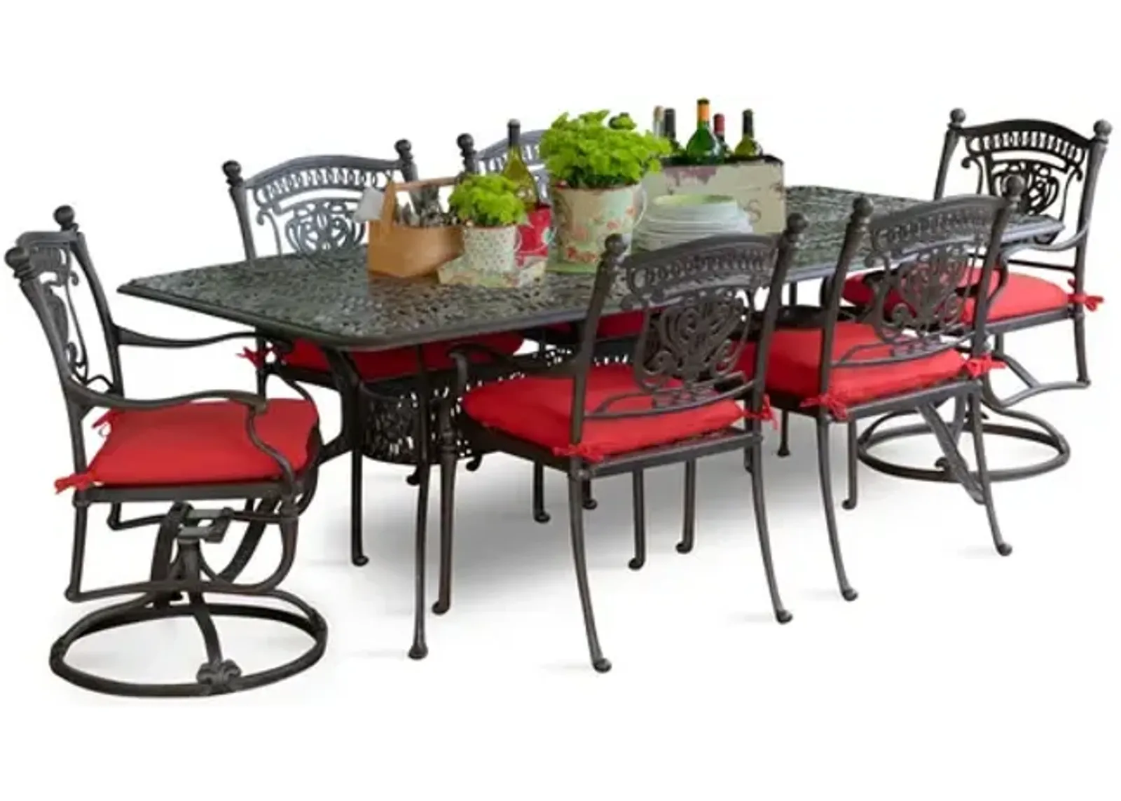 Turin 7 Piece Patio Dining Set 