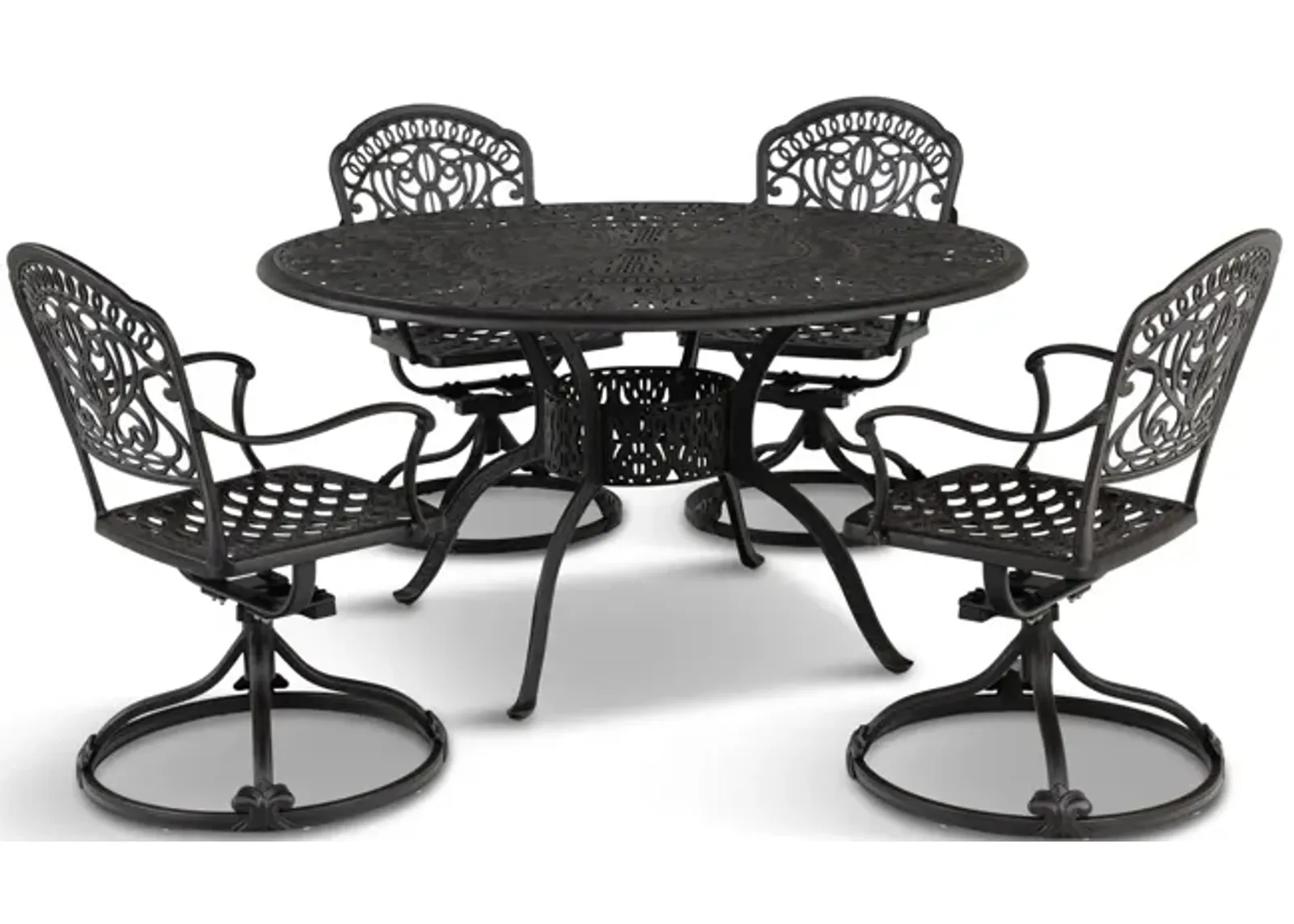 Tuscany 5 Piece Swivel Patio Dining Set