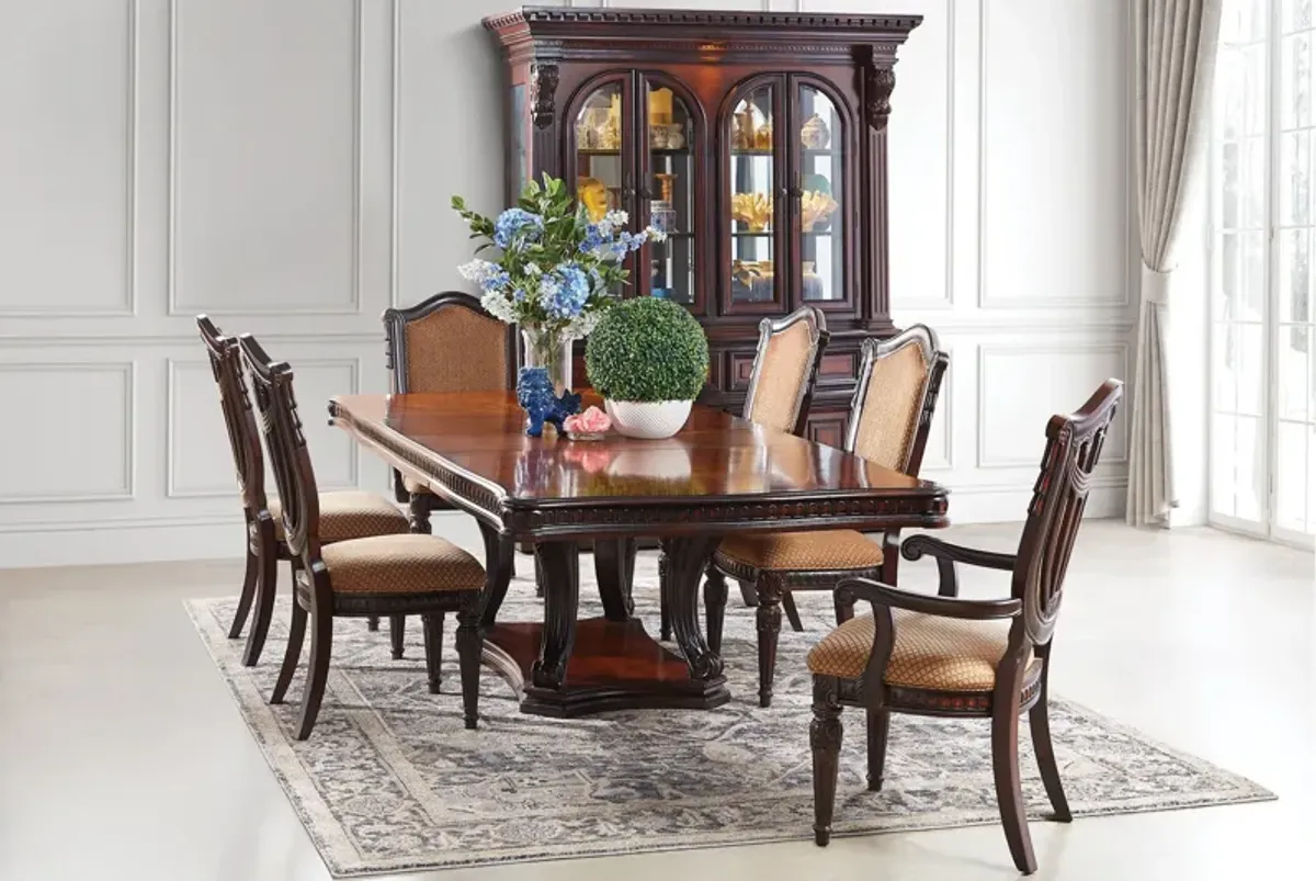 Cabernet Double Pedestal Dining Table