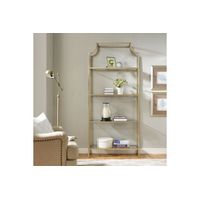 Aimee Glass Etagere in Gold