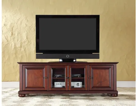 Alexandria 60" Low Profile TV Stand in Vintage Mahogany