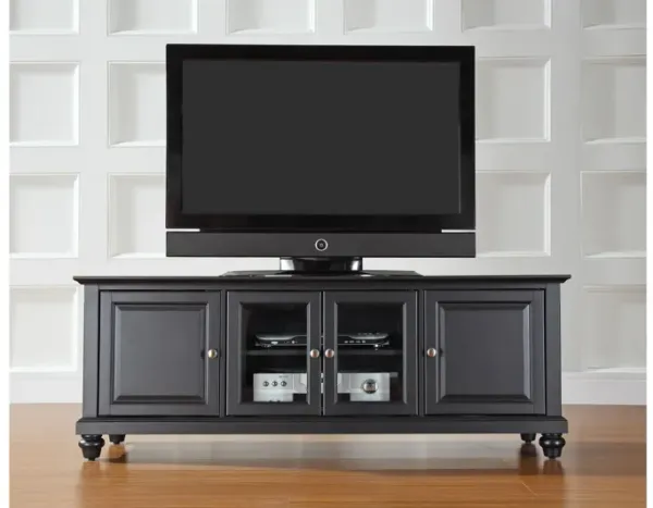 Cambridge 60" Low Profile TV Stand in Black