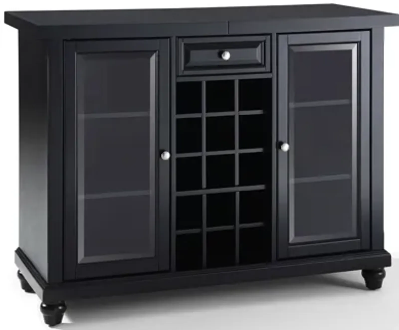 Cambridge Sliding Top Bar Cabinet in Black