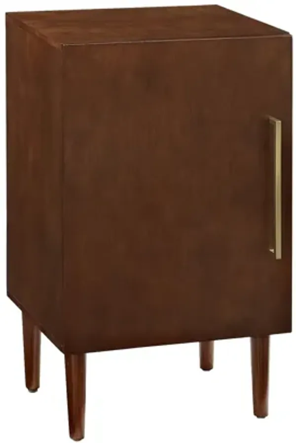 Everett Record Player Stand in Mahogany