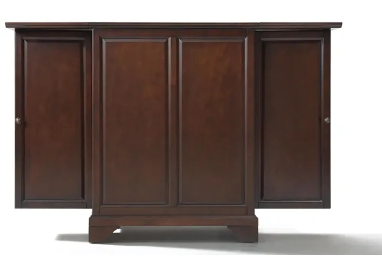 Lafayette Expandable Bar Cabinet in Vintage Mahogany