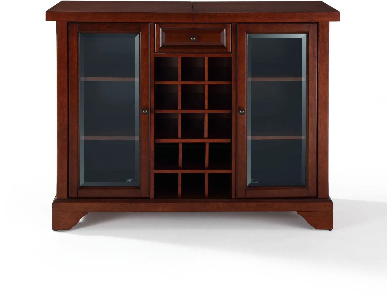 Lafayette Sliding Top Bar in Vintage Mahogany