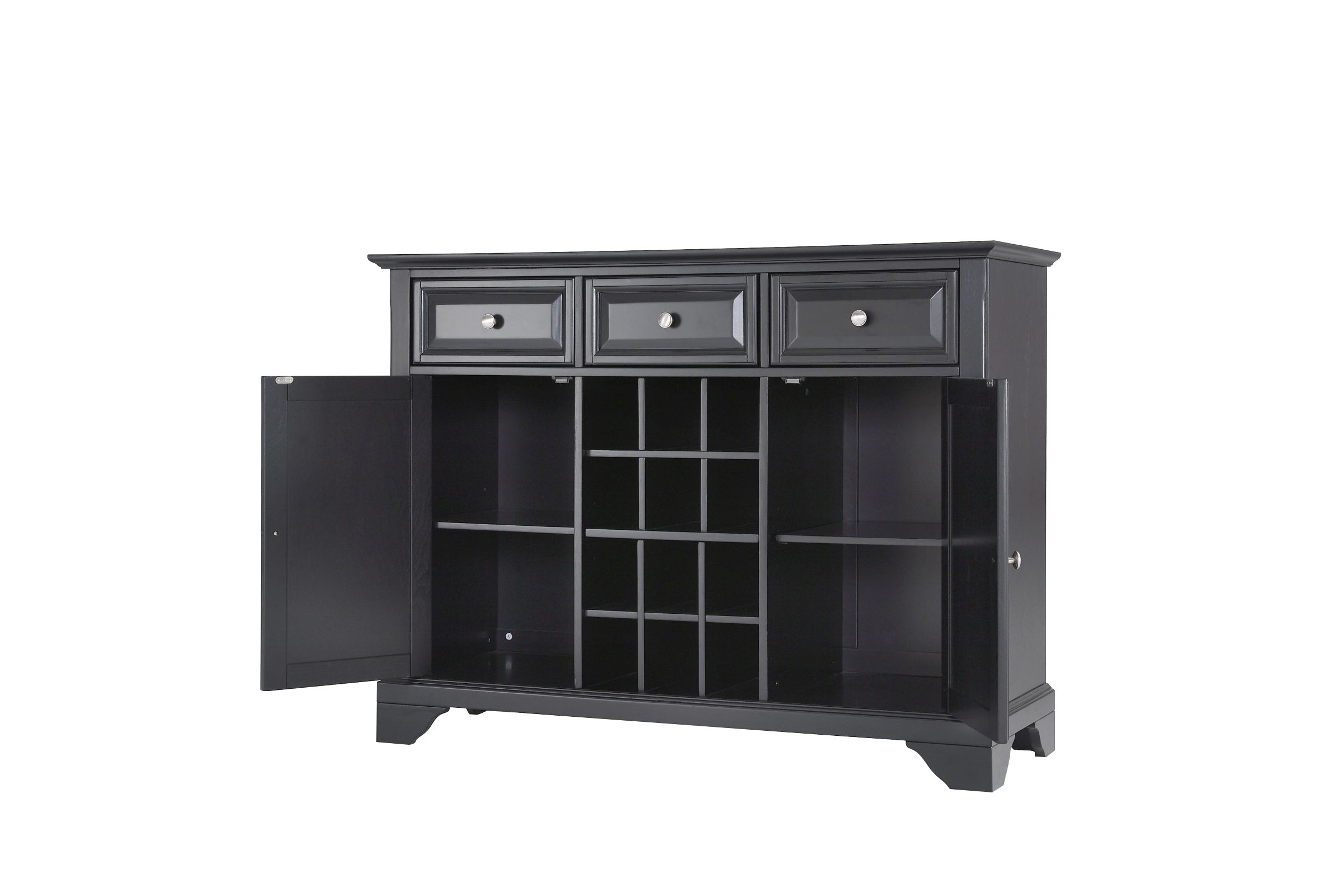 Lafayette Buffet Server / Sideboard with Wine Storage in Black