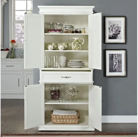 Parsons Pantry in White