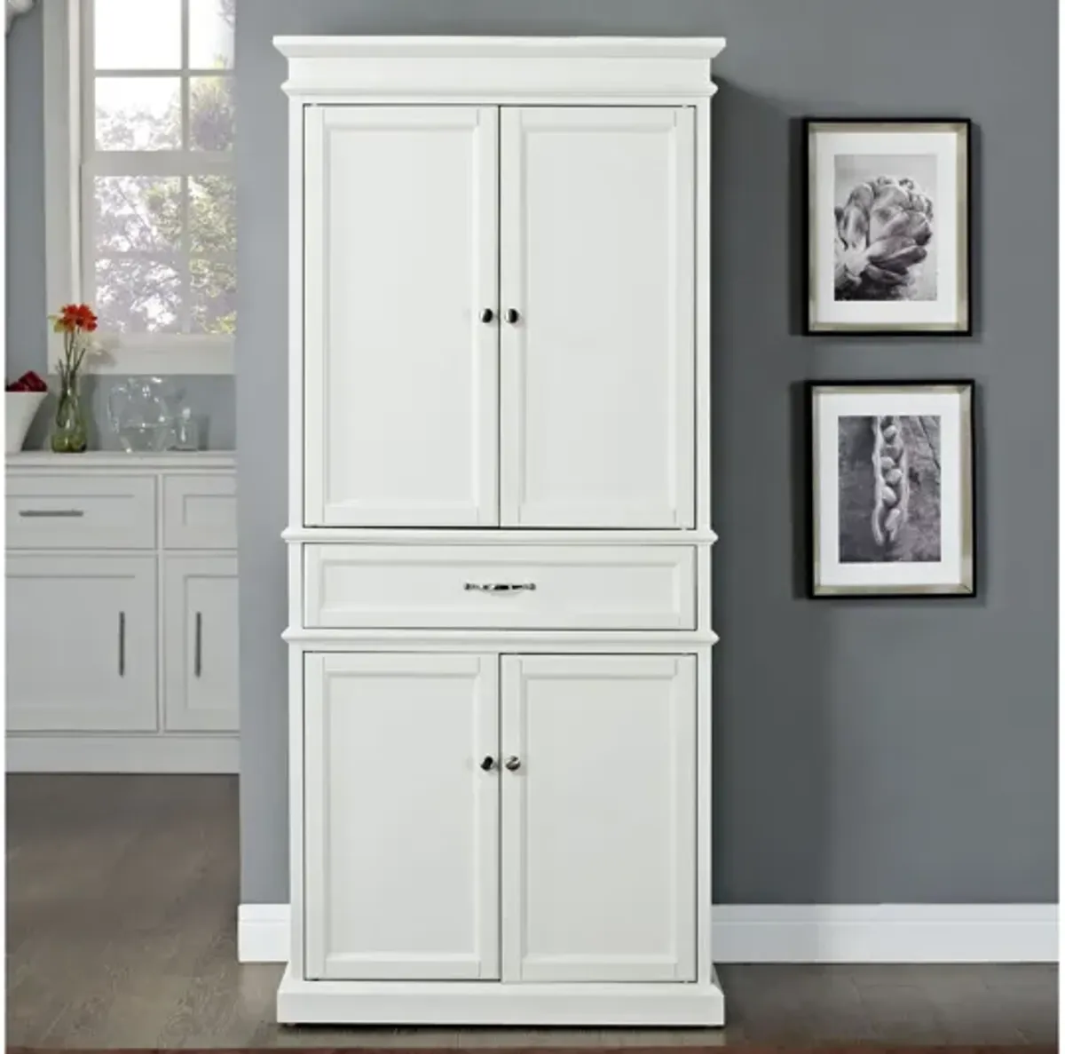 Parsons Pantry in White