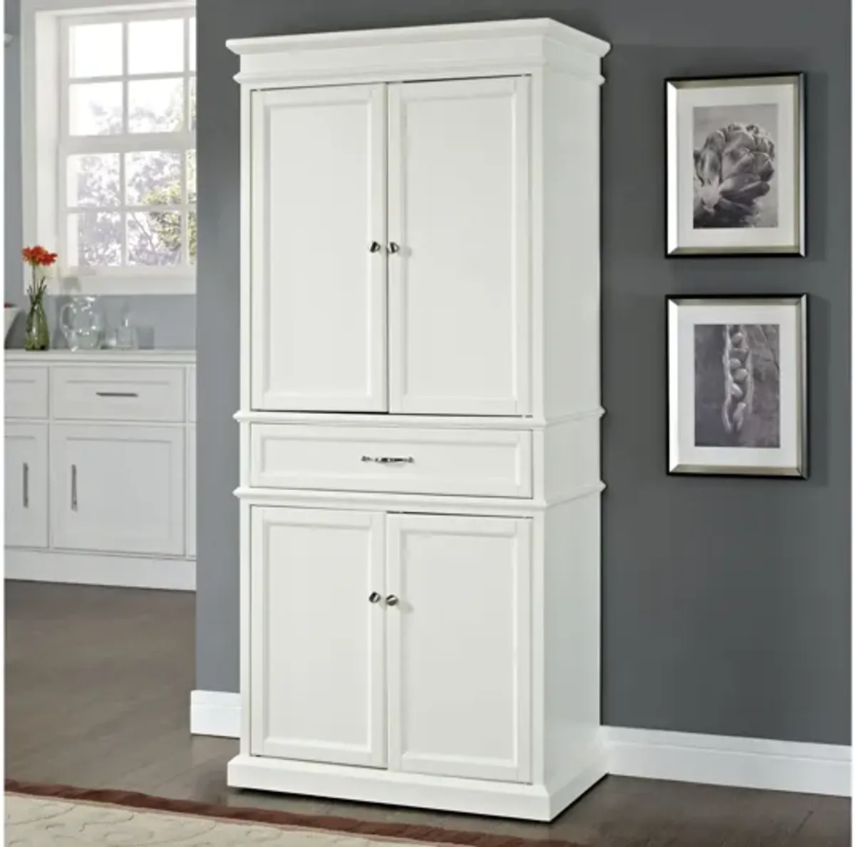 Parsons Pantry in White