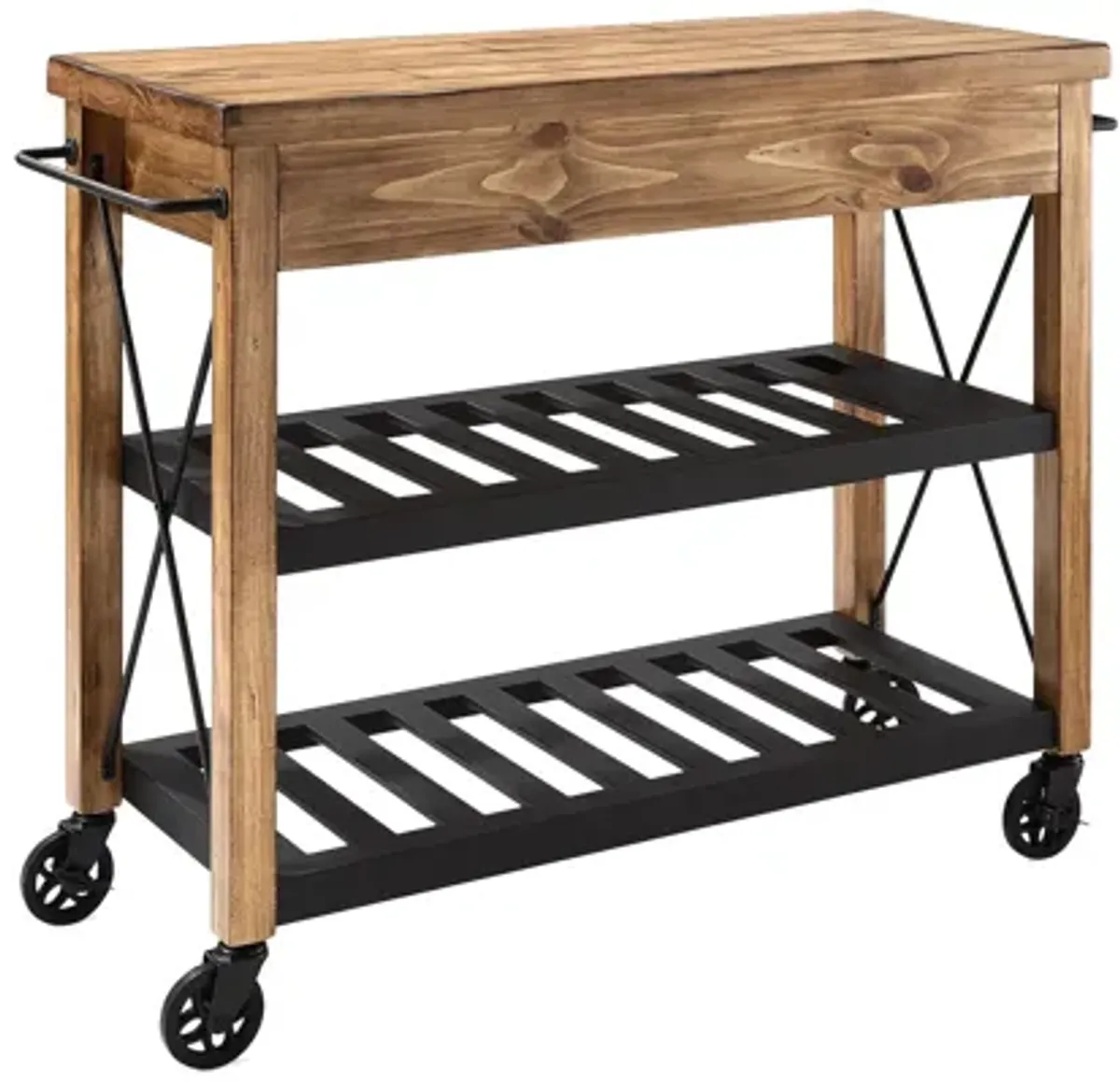 Roots Rack Industrial Kitchen Cart in Natural