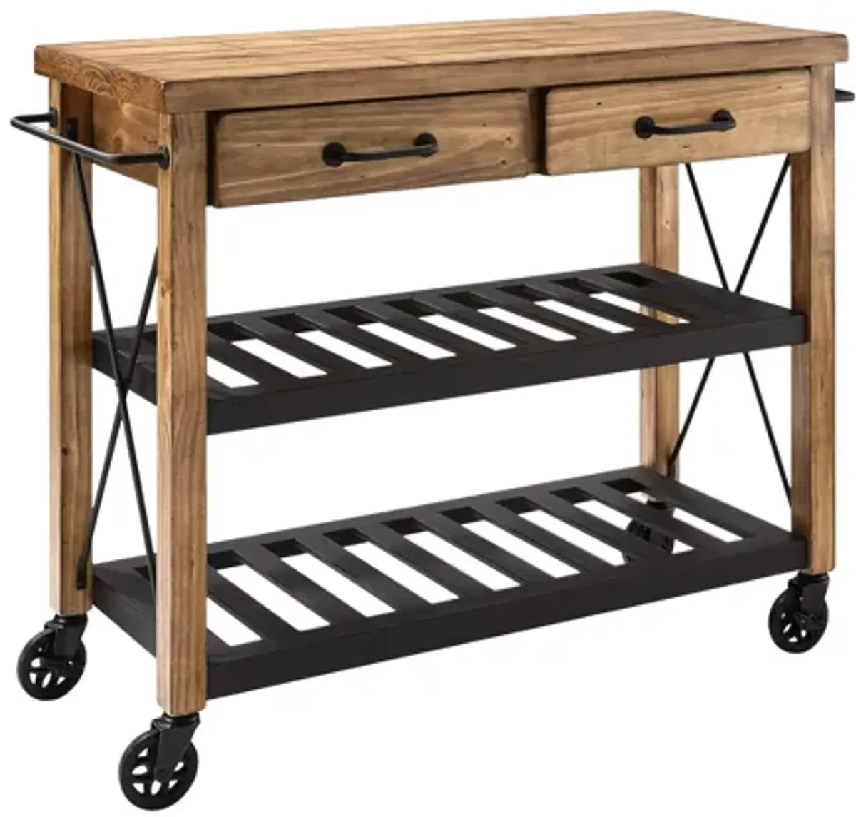 Roots Rack Industrial Kitchen Cart in Natural