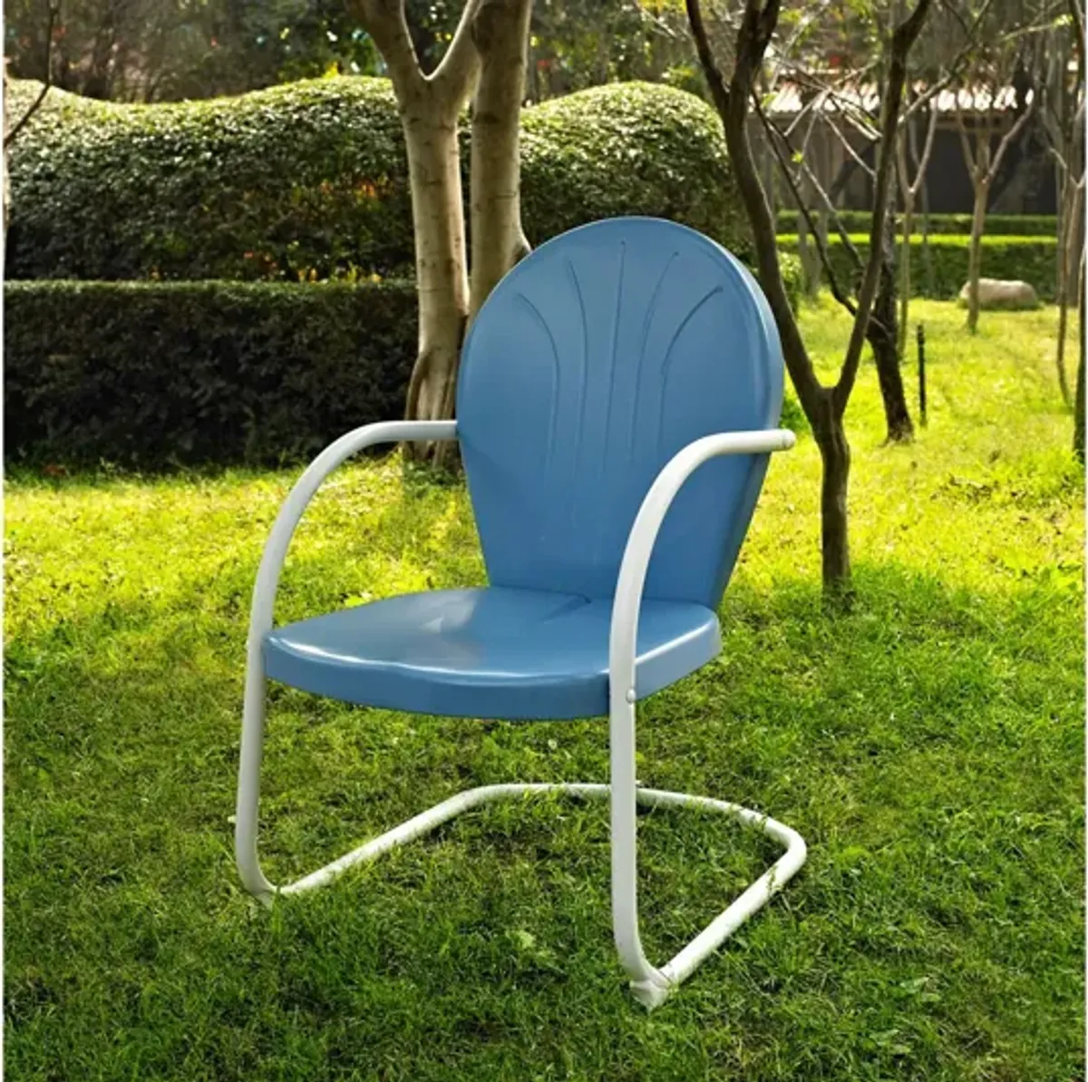 Griffith Metal Chair in Sky Blue