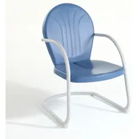 Griffith Metal Chair in Sky Blue