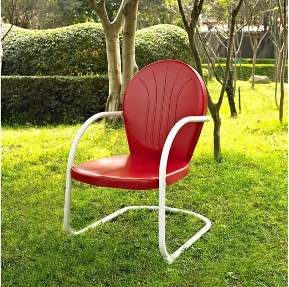 Griffith Metal Chair in Red