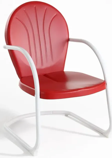 Griffith Metal Chair in Red