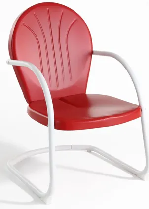 Griffith Metal Chair in Red