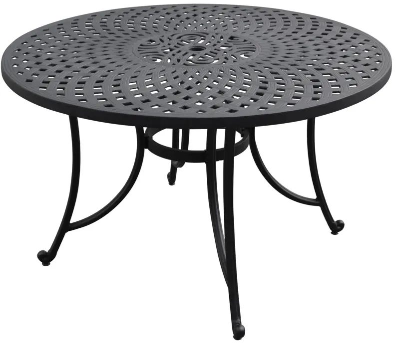 Sedona 46" Dining Table in Charcoal Black