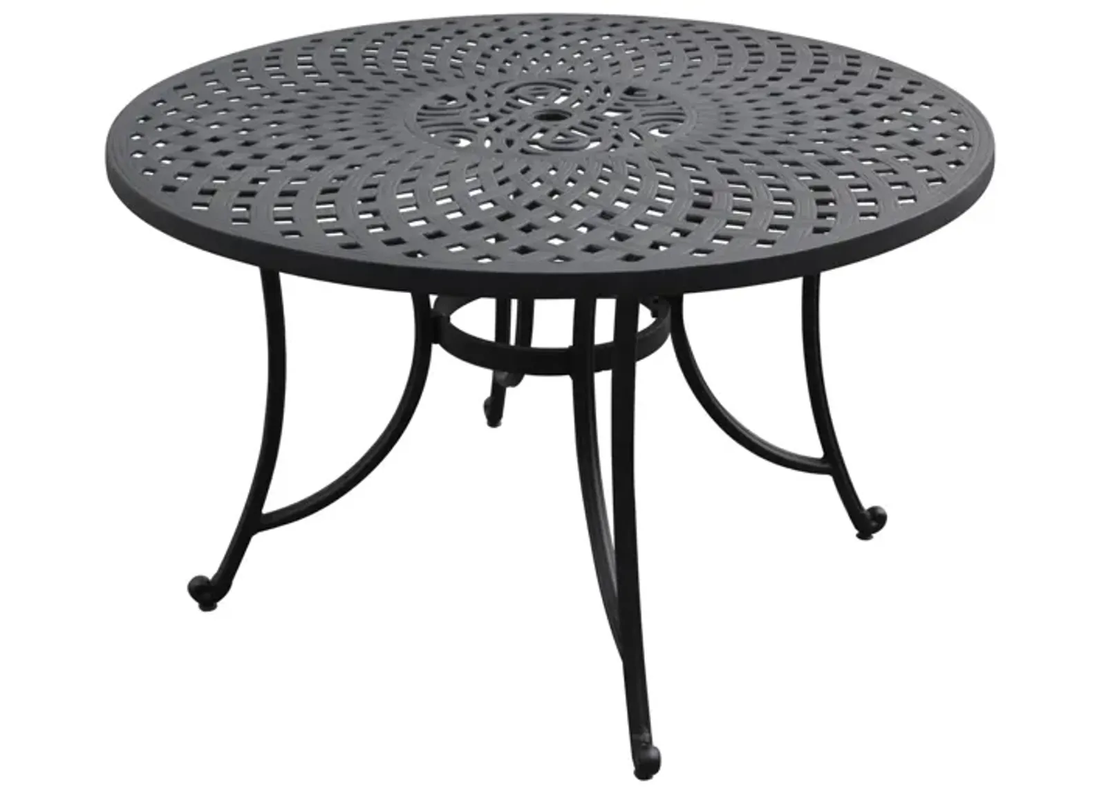 Sedona 46" Dining Table in Charcoal Black