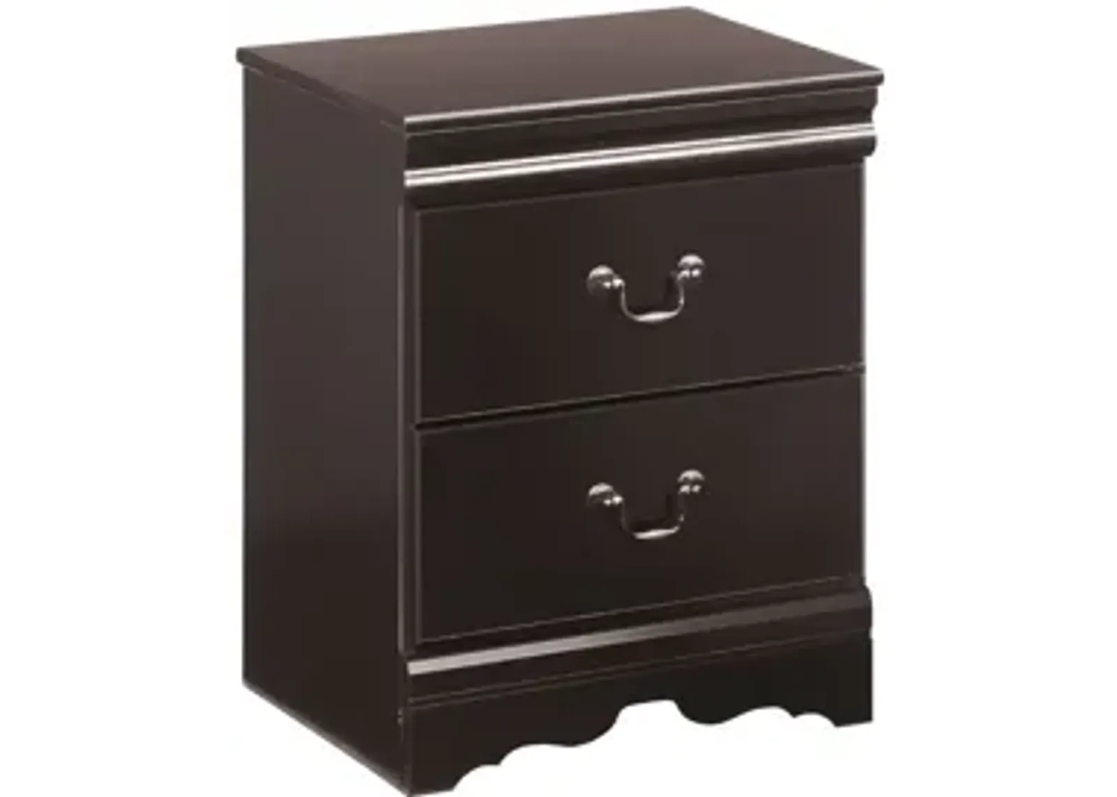 Huey Vineyard 2-Drawer Nightstand in Black by Ashley