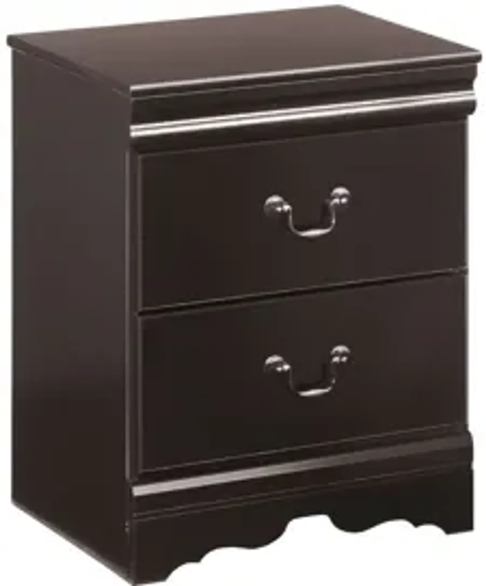 Huey Vineyard 2-Drawer Nightstand in Black by Ashley