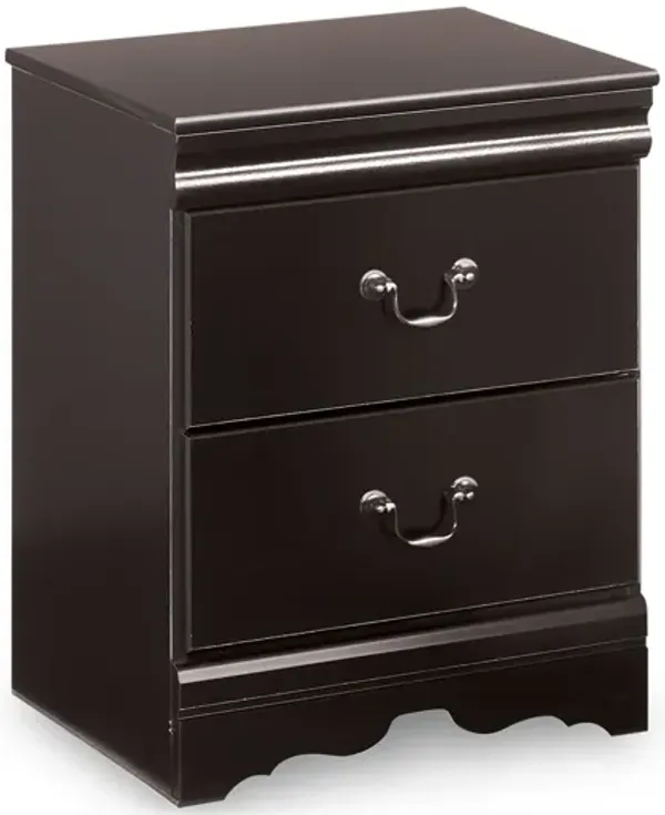 Huey Vineyard 2-Drawer Nightstand in Black by Ashley