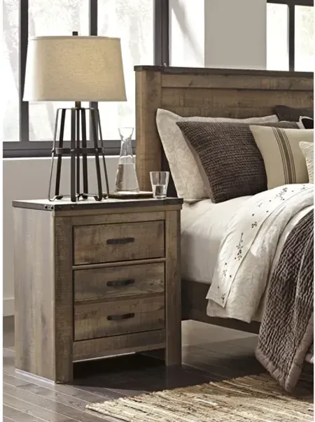 Trinell Two Drawer Night Stand in Brown by Ashley