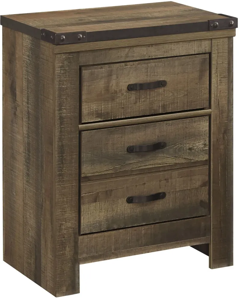 Trinell Two Drawer Night Stand in Brown by Ashley