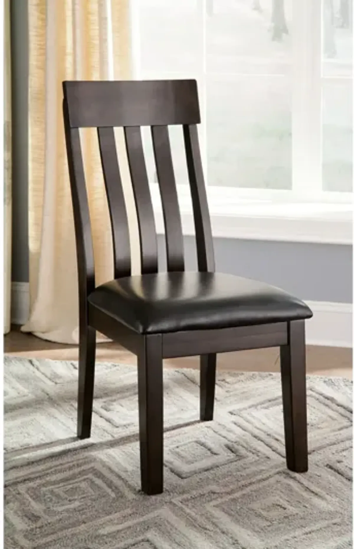 Haddigan Dining Side Chairs in Dark Brown Set of 2 by Ashley