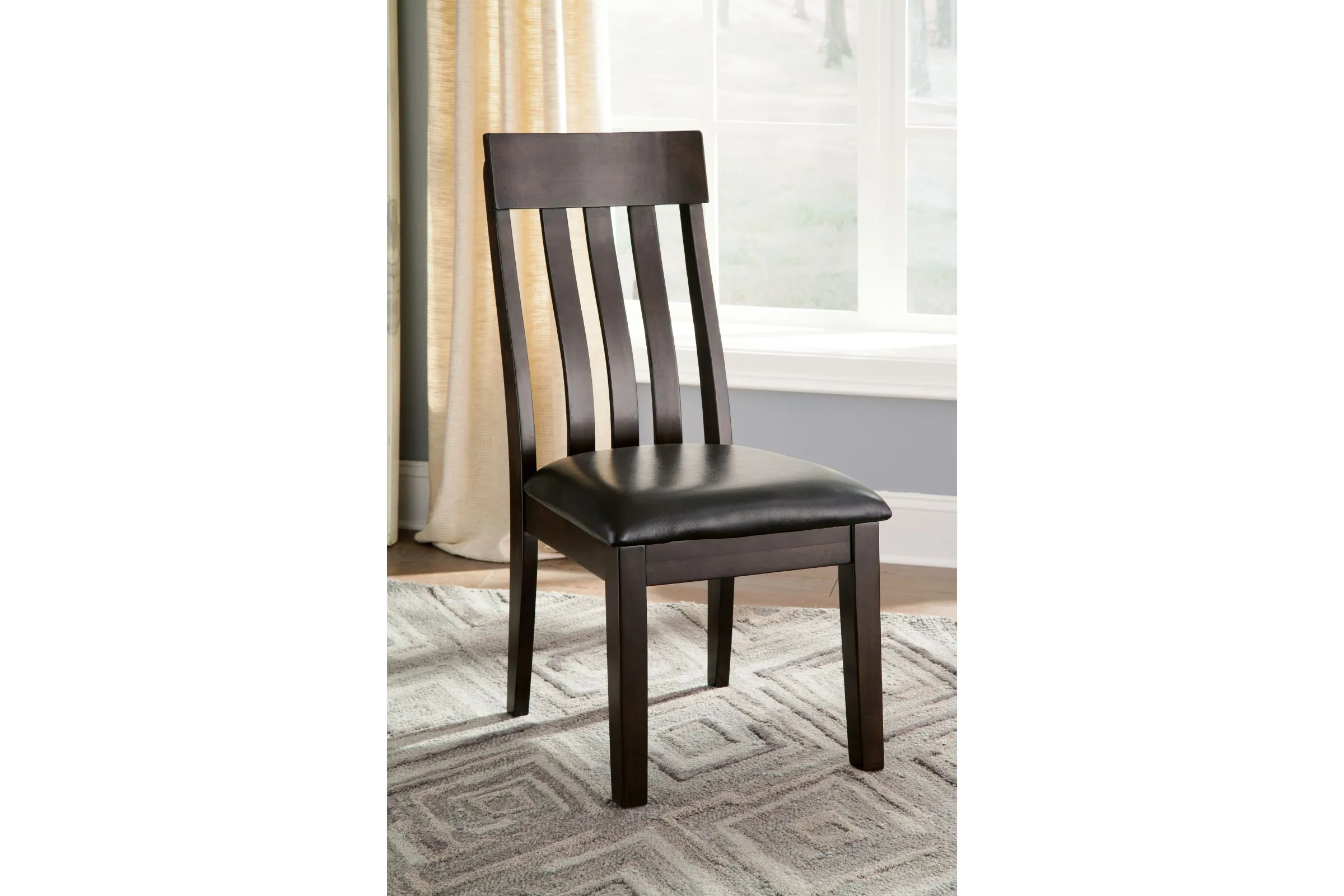 Haddigan Dining Side Chairs in Dark Brown Set of 2 by Ashley