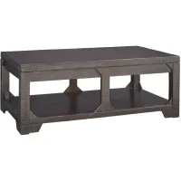 Rogness Lift Top Cocktail Table in Rustic Brown by Ashley