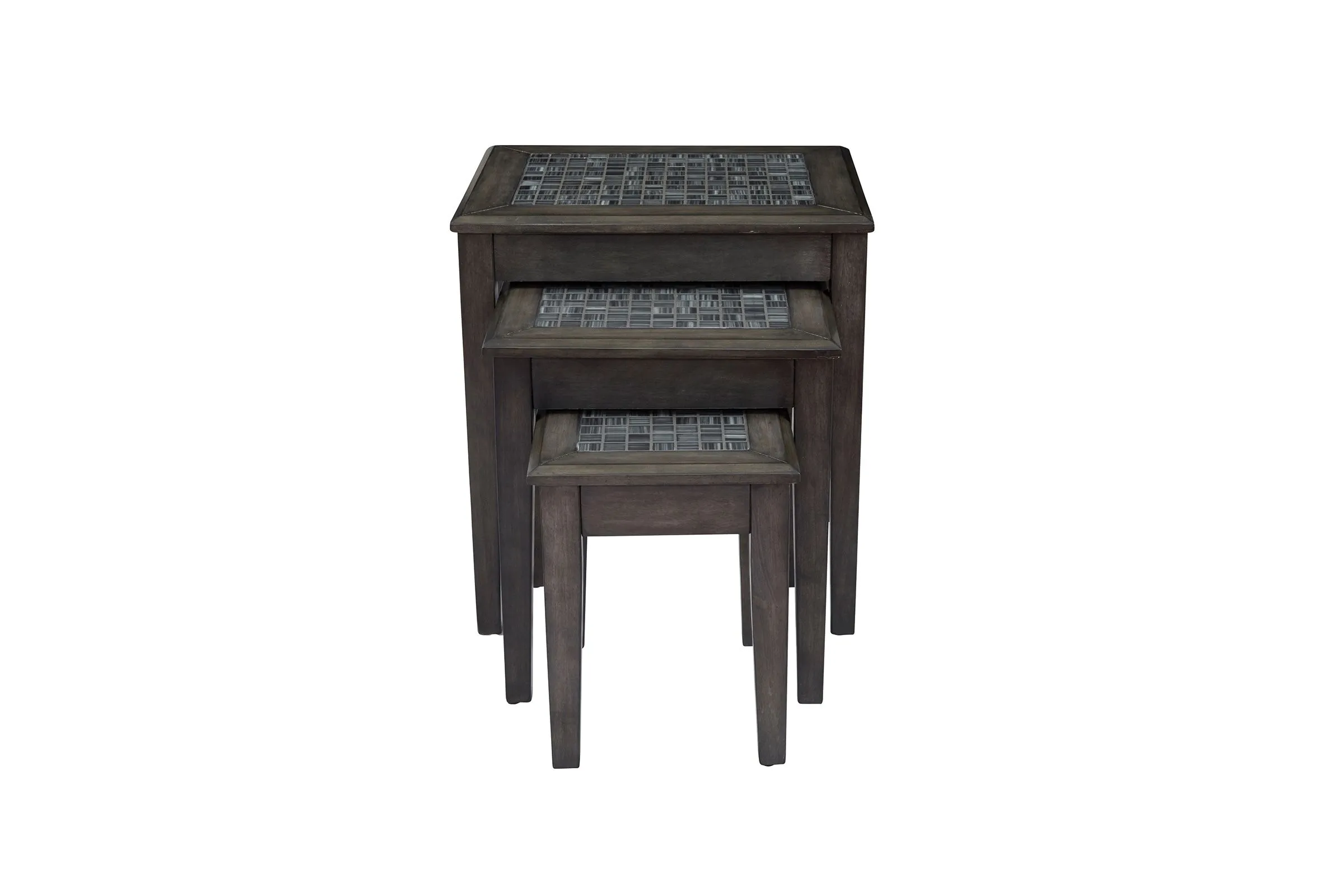 Grey Mosaic Nesting Tables