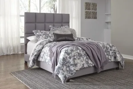 Dolante Queen Upholstered Bed in Grey by Ashley