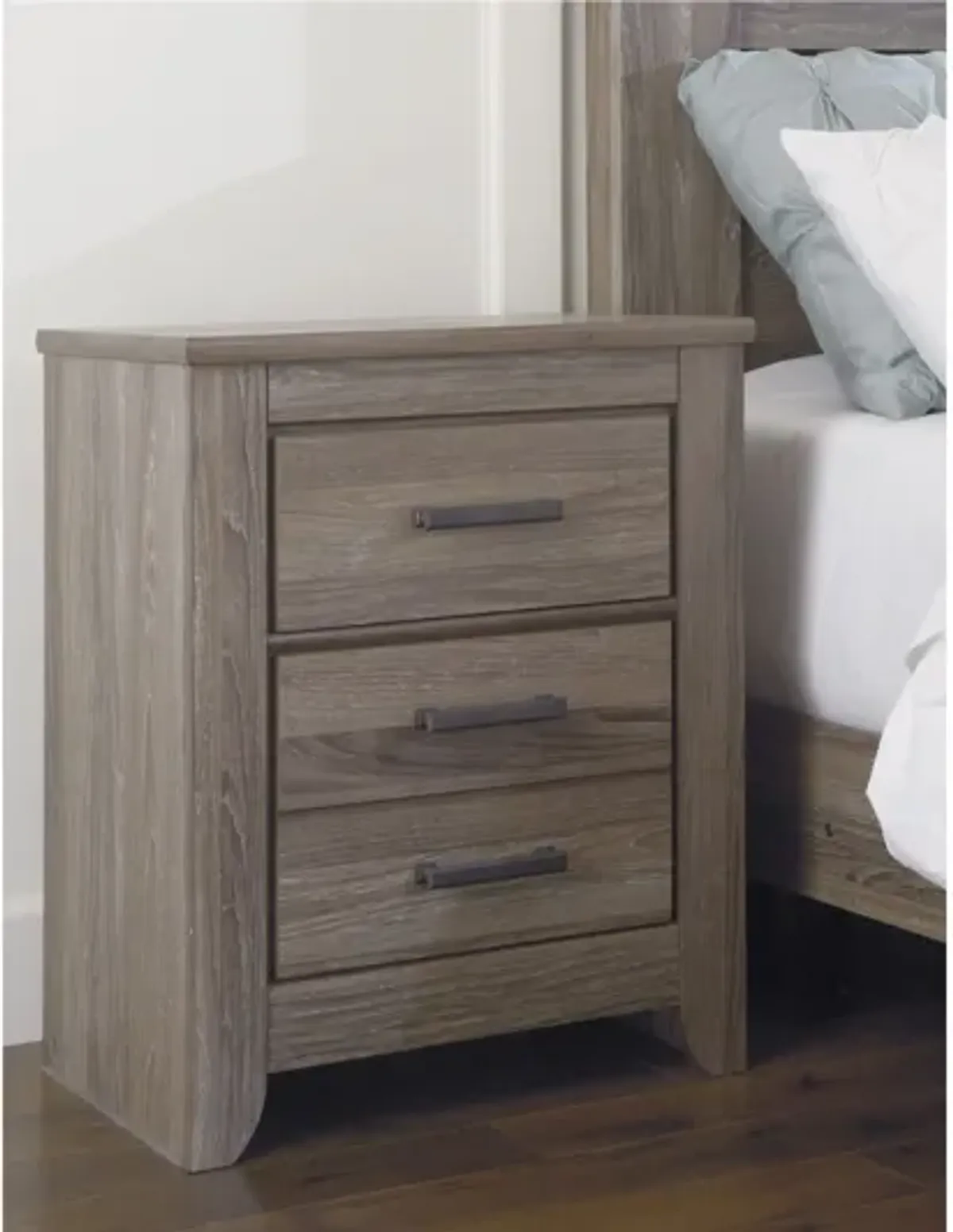 Zelen Two Drawer Night Stand by Ashley