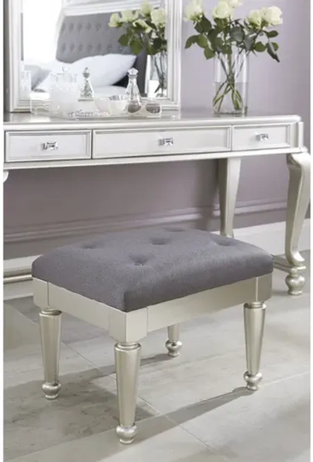 Coralayne Upholstered Vanity Stool by Ashley