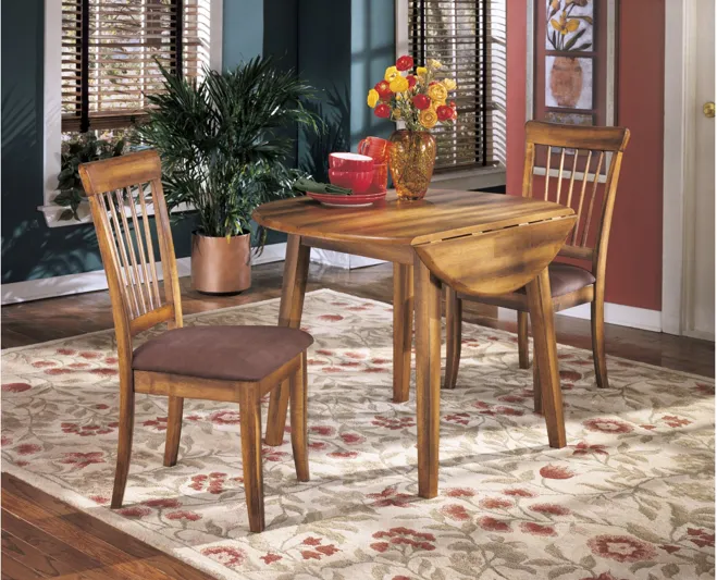 Berringer Round Dining Room Drop Leaf Table by Ashley