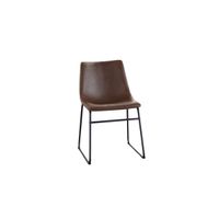 Centiar Upholstered Dining Side Chair Set of 2 in Brown by Ashley