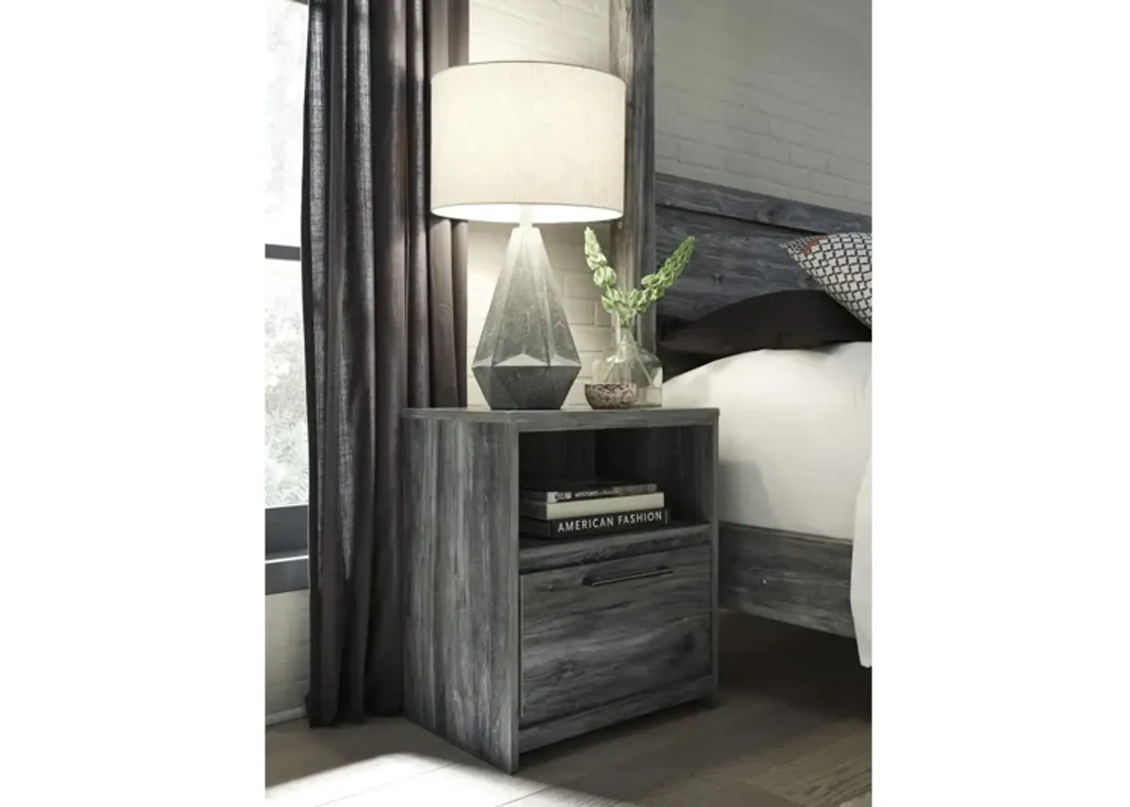 Baystorm One Drawer Night Stand by Ashley