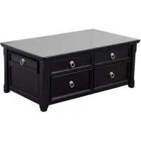 Black Lift-Top Cocktail Table