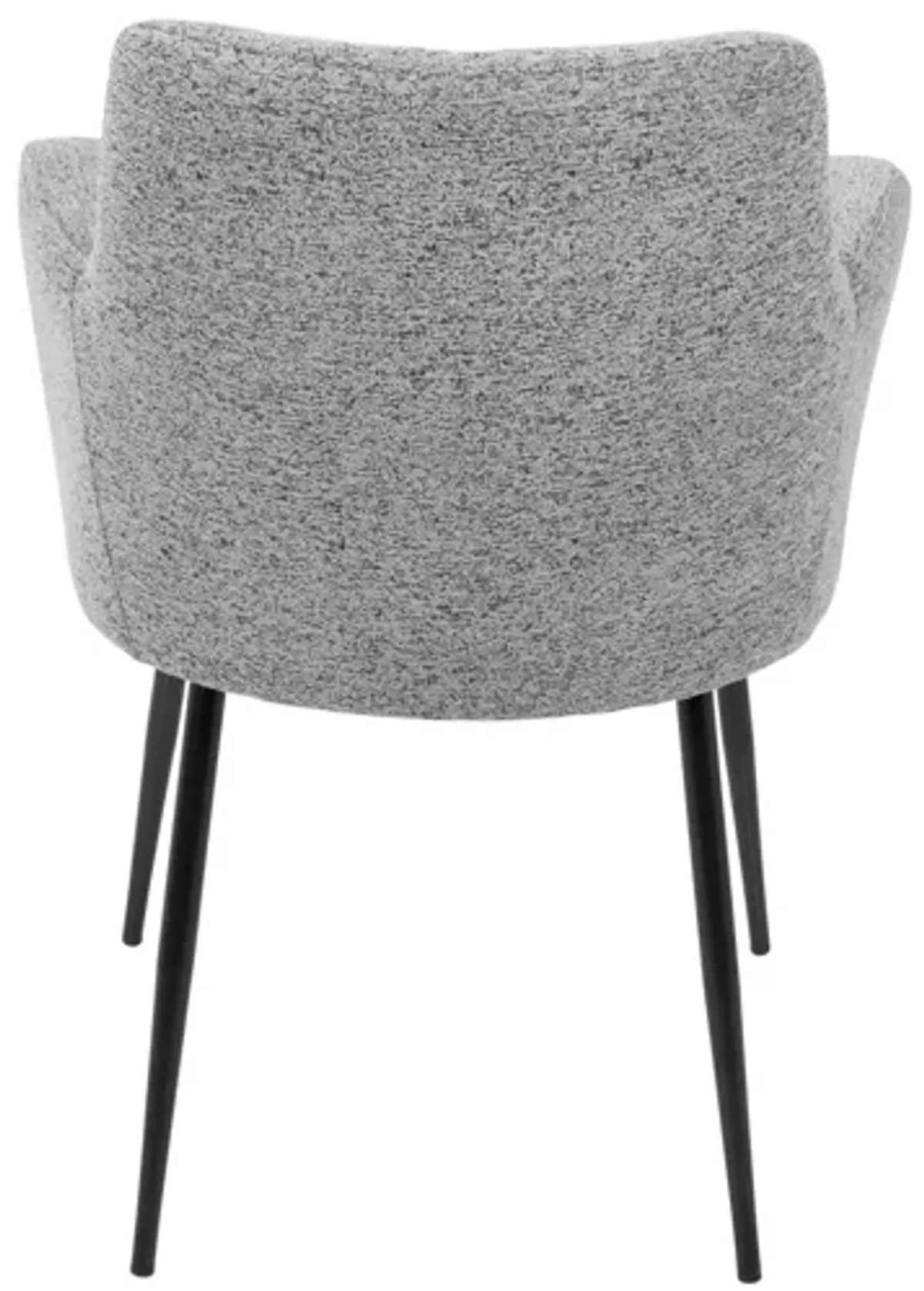 Andrew Contemporary Accent Chairs (Set of 2) in Heathered Grey by LumiSource