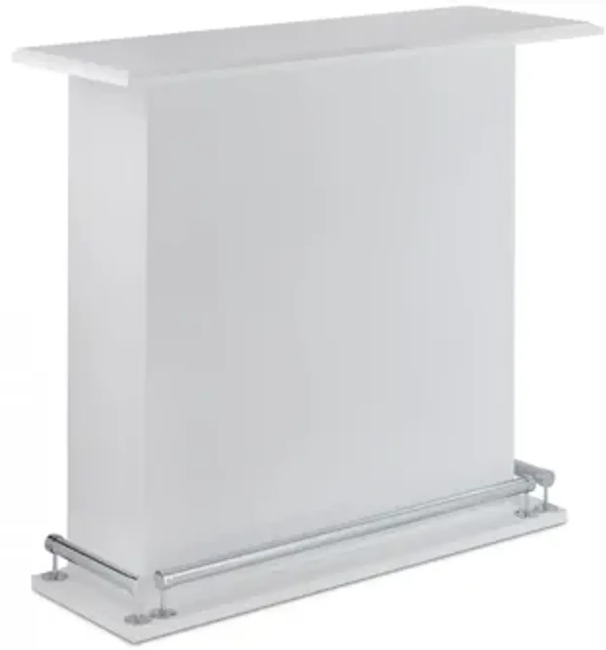 Kite Bar Table in White High Gloss by ACME