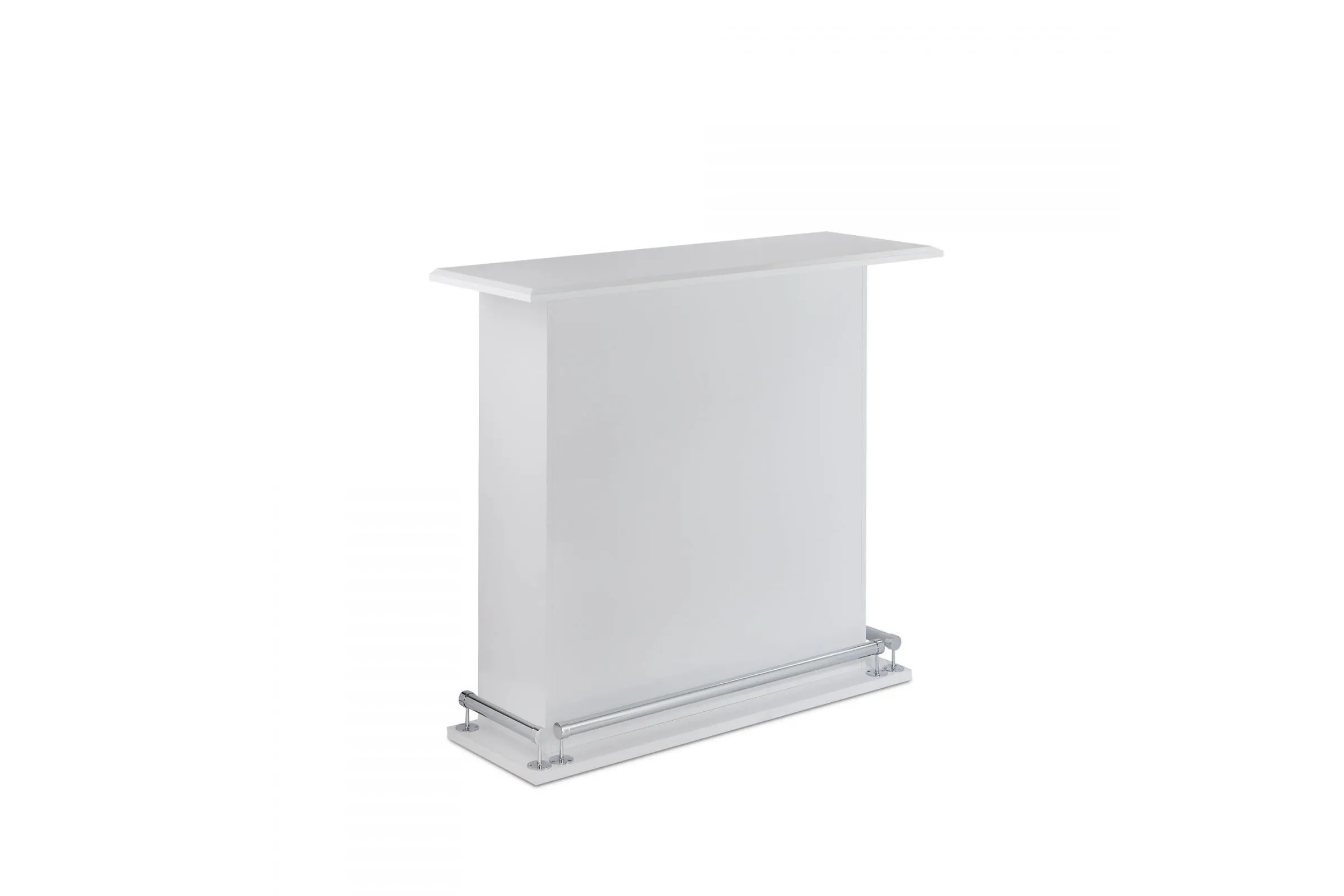 Kite Bar Table in White High Gloss by ACME